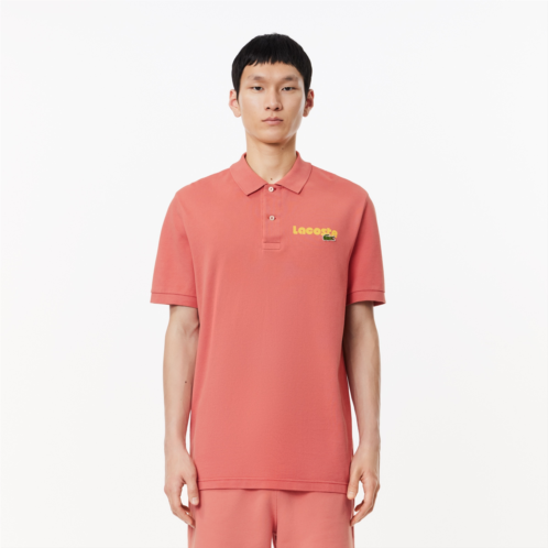 Lacoste Mens Regular Fit L.12.12 Washed Effect Polo