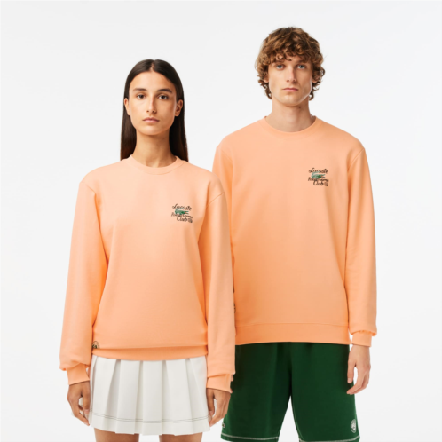 Lacoste Unisex SPORT Roland Garros Edition Organic Cotton Sweatshirt