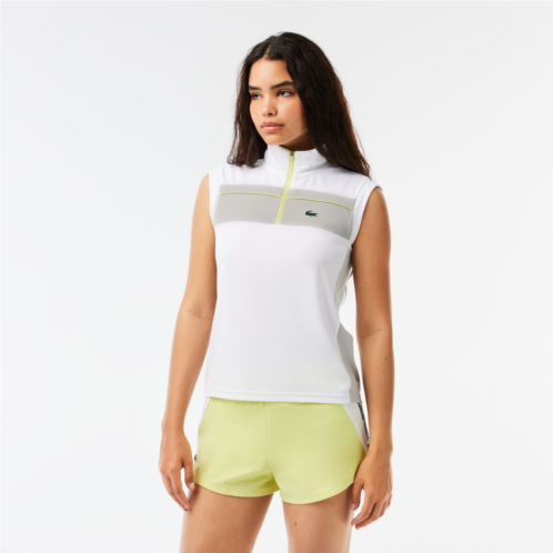 Lacoste Womens Ripstop Pique Ultra-Dry Tennis Polo