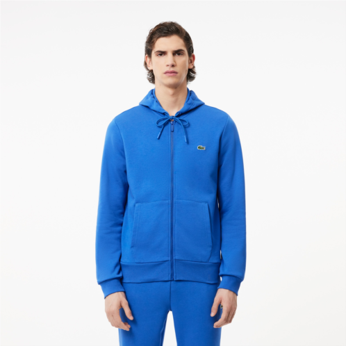 Lacoste Mens Zip-Up Fleece Hoodie