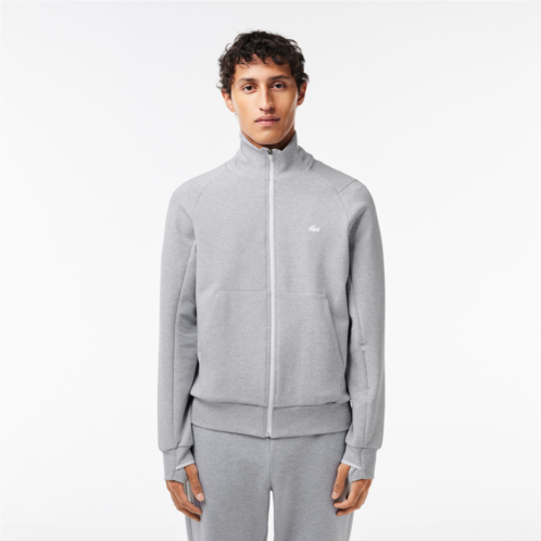 Lacoste Mens High-Neck Zip-Up Sweatshirt