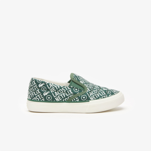 Infants Lacoste x Netflix Slip-On Shoes