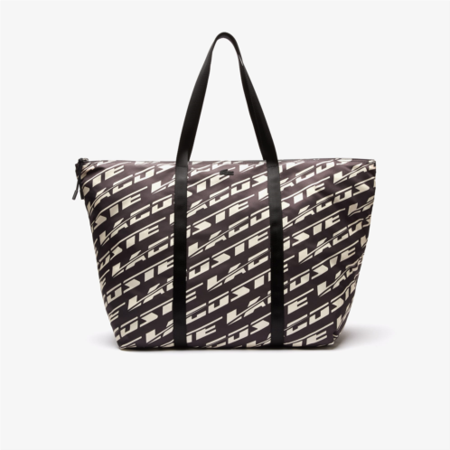 Lacoste Womens Oversized Logo Print Tote