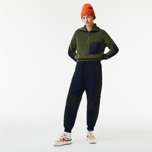 Lacoste Womens Badge Colorblock Joggers