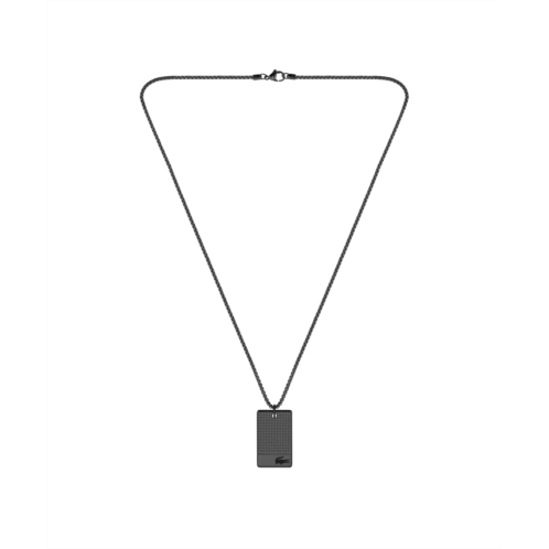 Lacoste Mens Ion Plated Pendant Necklace