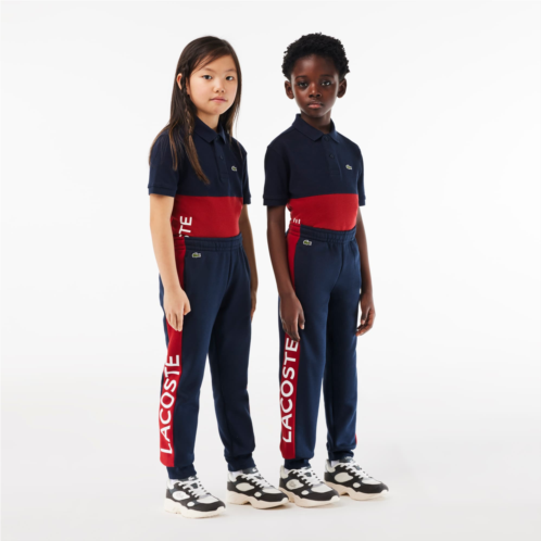 Lacoste Kids Printed Fleece Sweatpants