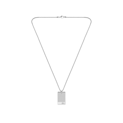 Lacoste Mens Ion Plated Pendant Necklace