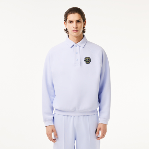 Lacoste Mens Loose Fit Pique Sweatshirt