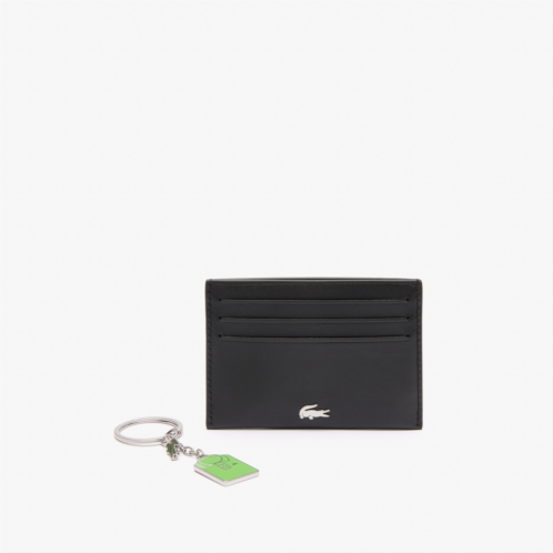 Lacoste Mens Card Holder & Polo Key Chain Gift Set