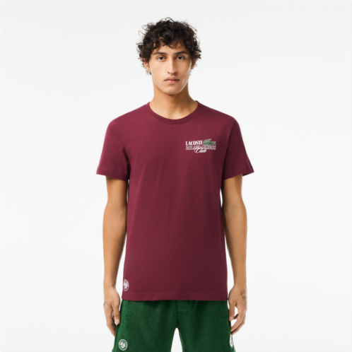 Lacoste Mens Roland-Garros Edition Cotton Tennis T-Shirt