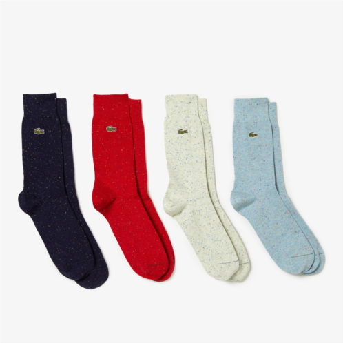Lacoste Unisex Flecked Jersey Socks