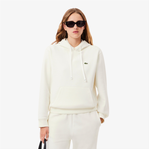 Lacoste Womens Relaxed Fit Pique Hoodie