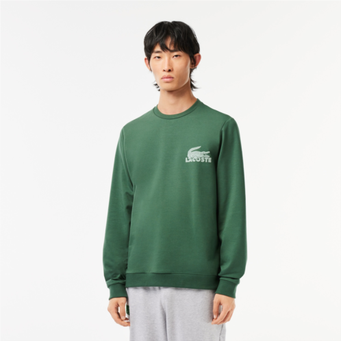 Lacoste Mens Cotton Fleece Lounge Sweatshirt