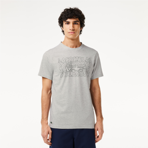 Lacoste Mens Ultra Dry Printed Sport T-Shirt