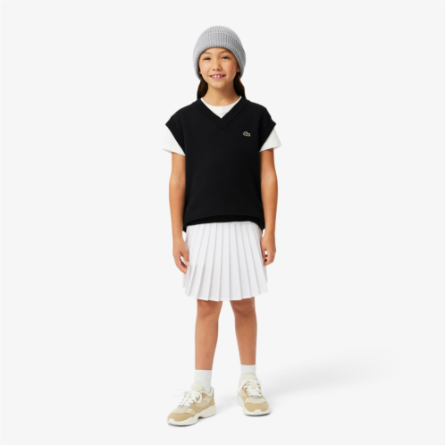 Lacoste Kids Lined Pleated Skirt