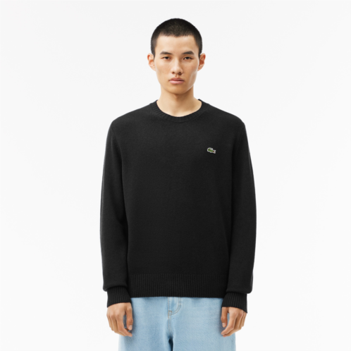 Lacoste Mens Wool Crew Neck Sweater