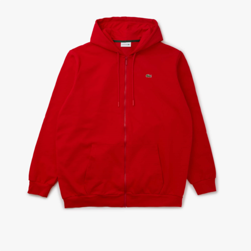 Lacoste Mens Tall Fit Fleece Hoodie