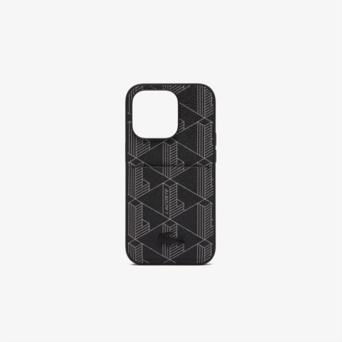 Lacoste Unisex The Blend Croc Print iPhone 14 Pro Case