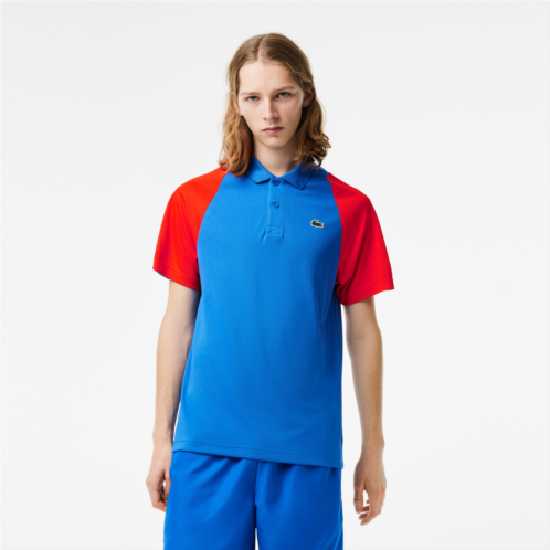 Lacoste Mens Tennis Recycled Polyester Polo Shirt