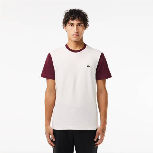 Lacoste Mens Regular Fit Colorblock Jersey T-Shirt