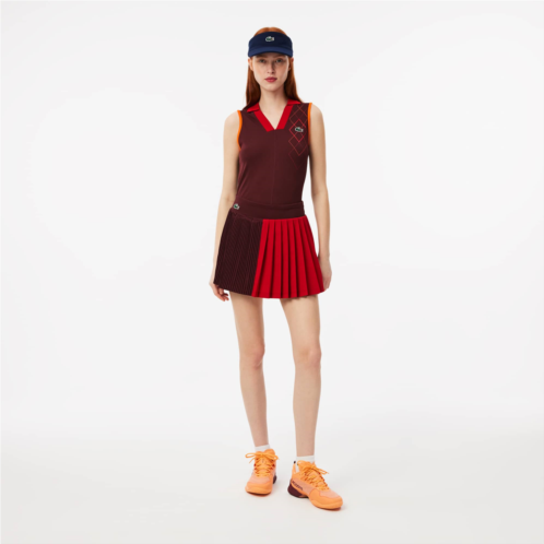 Lacoste Womens Lined Ultra Dry Tennis Skirt