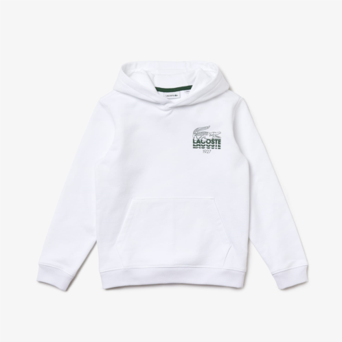 Lacoste Kids Crocodile Cotton Hoodie