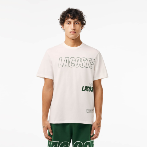 Lacoste Mens Contrast Print Lounge T-Shirt