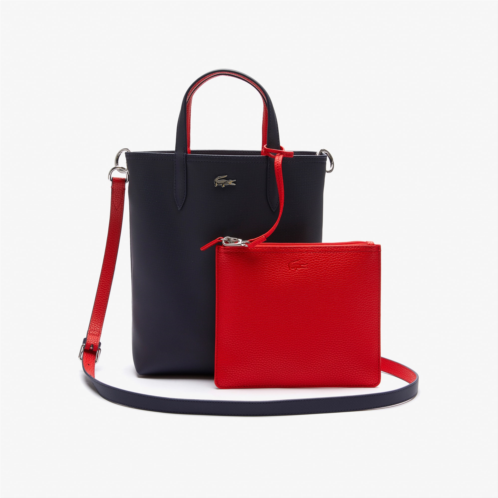 Lacoste Womens Anna Vertical Reversible Tote