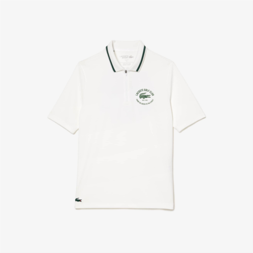 Lacoste Womens Ripstop Pique Ultra-Dry Golf Polo