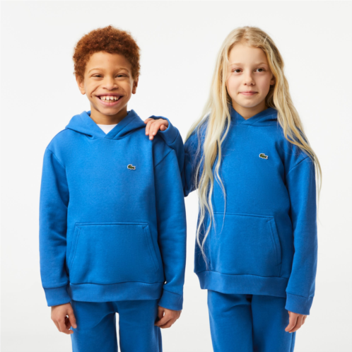 Lacoste Kids Organic Cotton Flannel Hoodie