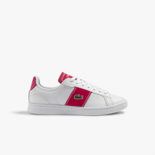 Lacoste Womens Carnaby Pro CGR Bar Contrast Leather Sneakers