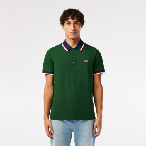 Lacoste Regular Fit Contrast Collar Polo