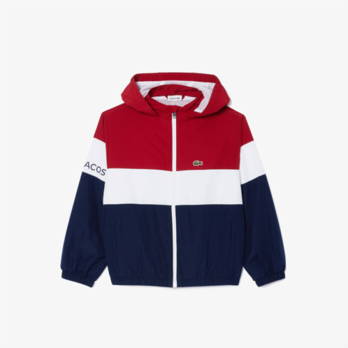 Lacoste Kids Recycled Polyester Zip-Up Jacket