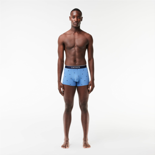 Lacoste Mens 3-Pack Signature Trunks