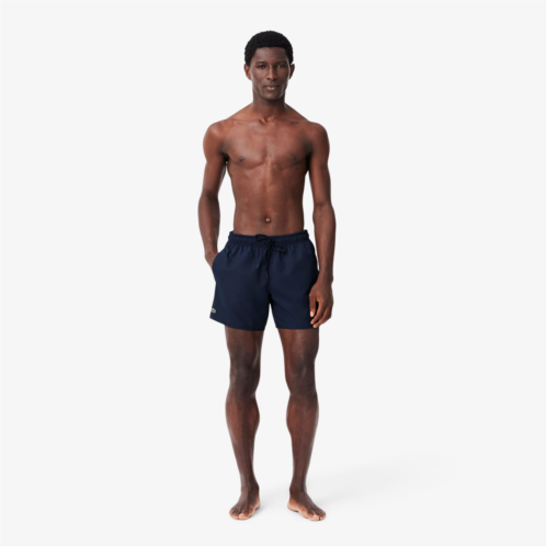 Lacoste Mens Quick-Dry Swim Trunks