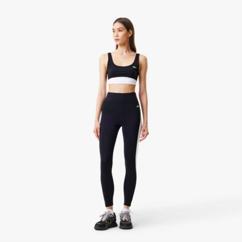 Womens Lacoste x Bandier All Motion Colorblock Leggings