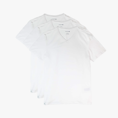 Lacoste 3-Pack Slim Fit V Neck T-shirts