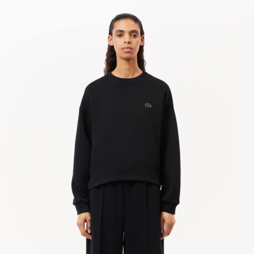 Lacoste Womens Oversized Cotton Sweatshirt