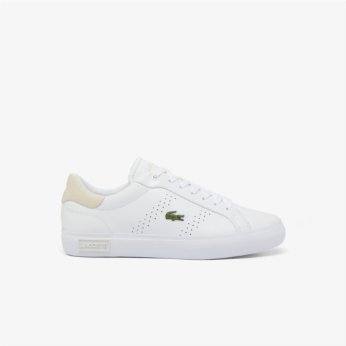 Lacoste Womens Powercourt 2.0 Leather Sneakers