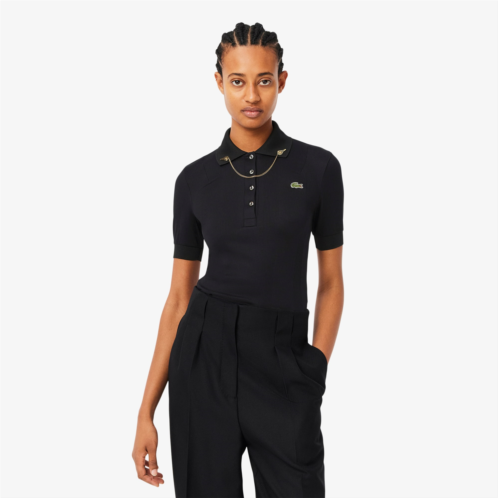 Lacoste Womens Runway Slim Fit Polo