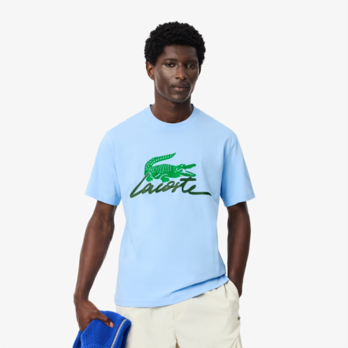 Lacoste Mens Print Cotton T-Shirt