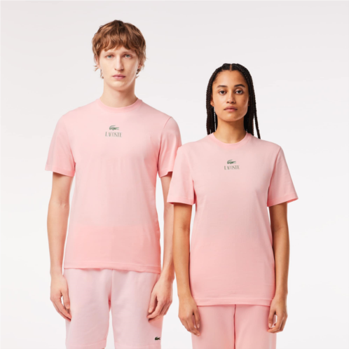 Lacoste Unisex Regular Fit Cotton Jersey Branded T-Shirt