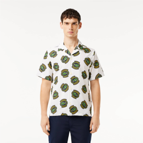 Lacoste Mens Regular Hawaii Fit UV Protect Golf Shirt