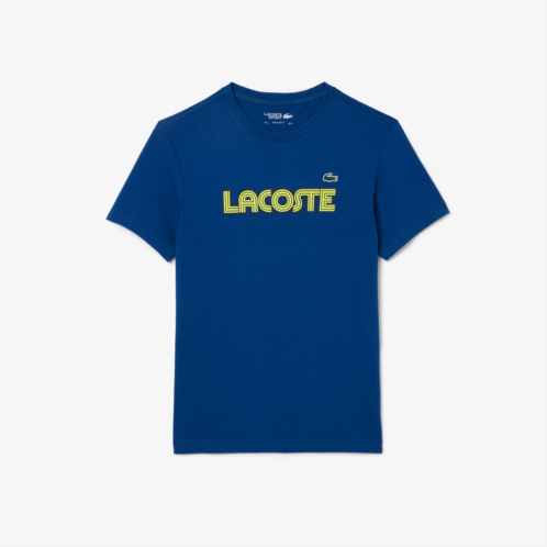 Lacoste Mens Ultra Dry Cotton Logo Sport T-Shirt