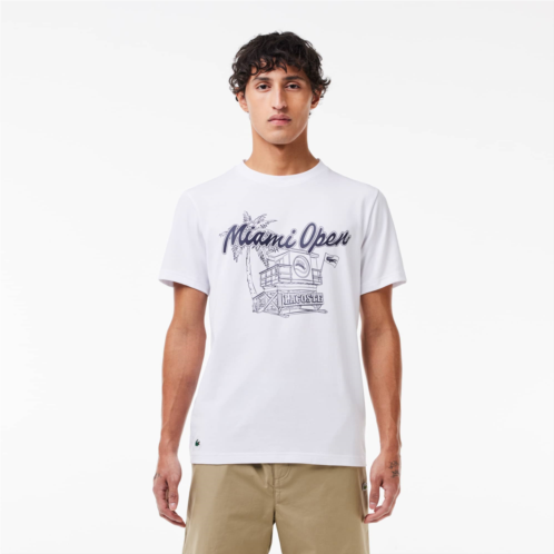 Lacoste Mens Miami Open Edition Ultra-Dry Tennis T-Shirt