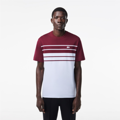 Lacoste Mens French Made Striped Jersey T-Shirt