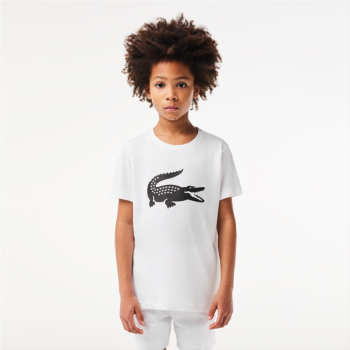 Lacoste Kids Oversized Technical Cotton Tennis T-Shirt