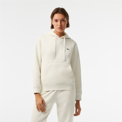 Lacoste Womens Loose Fit Cotton Blend Hoodie