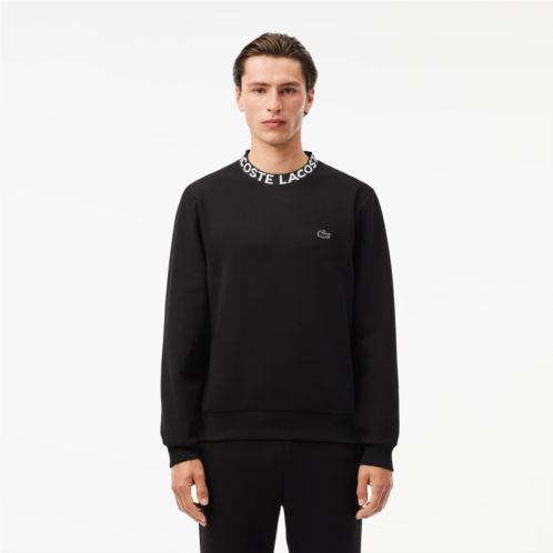 Lacoste Mens Graphic Jacquard Crew Neck Sweatshirt