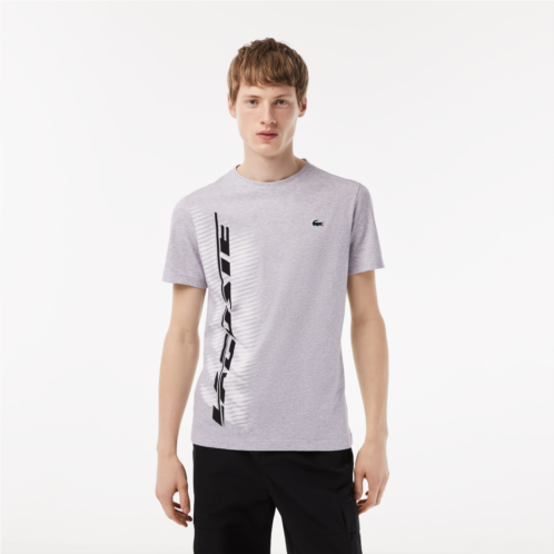 Lacoste Mens SPORT Regular Fit T-Shirt with Contrast Branding